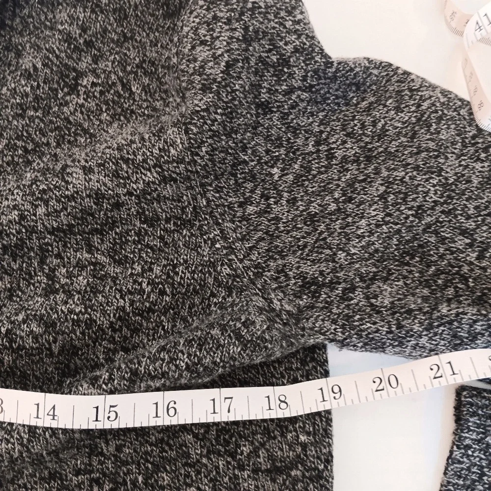 J.Crew Shawl Collar Sweater Mens S Grey Marled 100% Lambswool Button Pullover